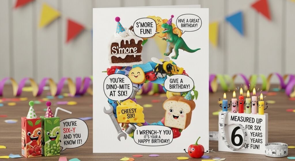 6th Birthday Puns