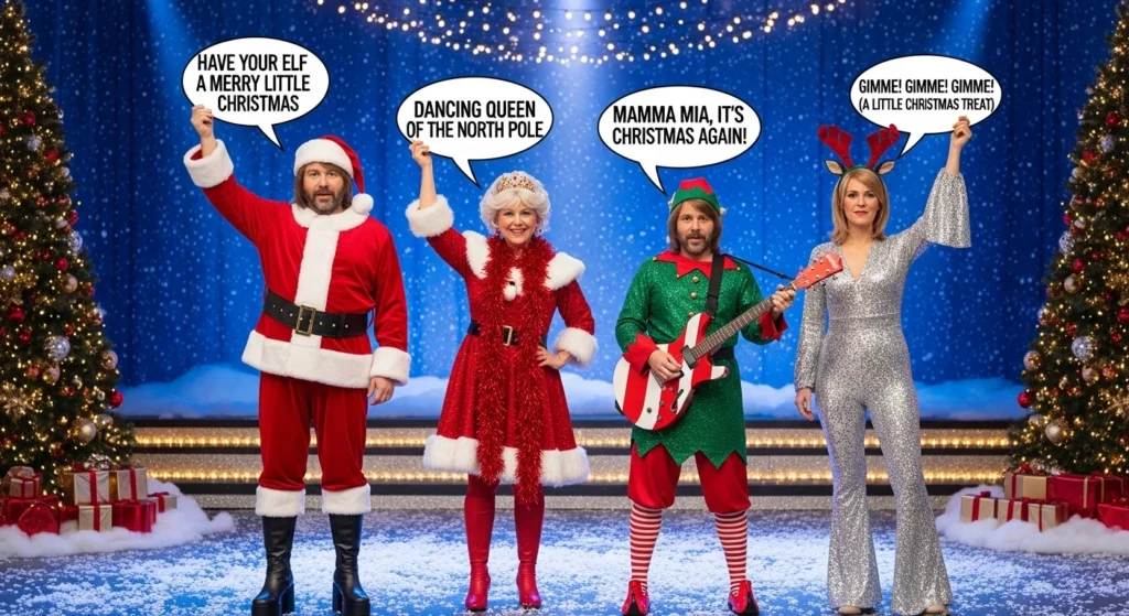 ABBA Christmas Puns