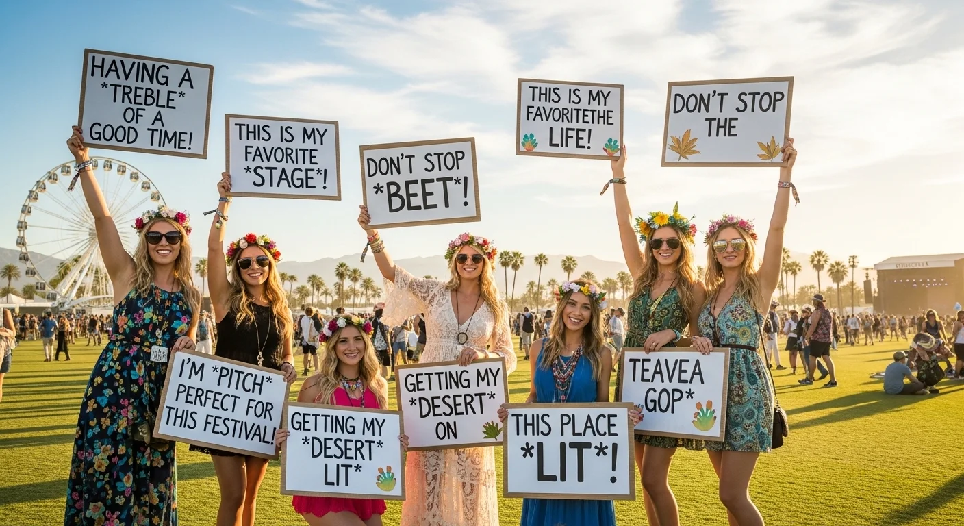 Hilarious Coachella Puns