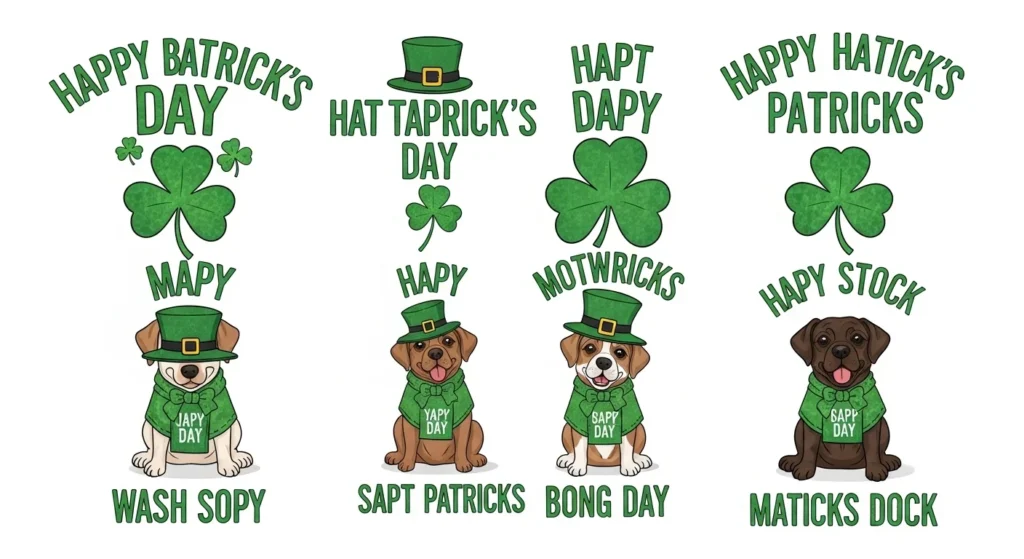 st patricks day dog puns