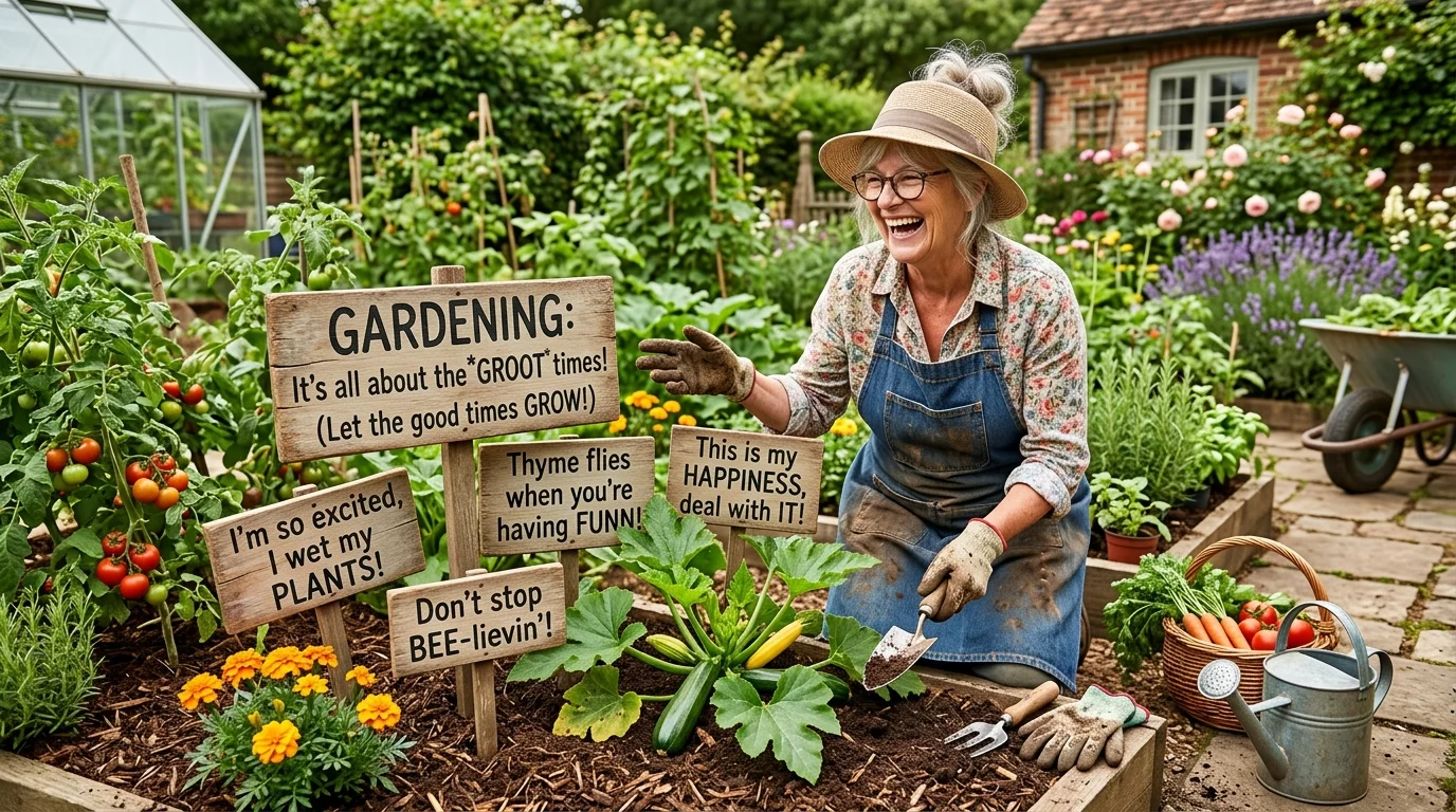 Classic Gardening Puns