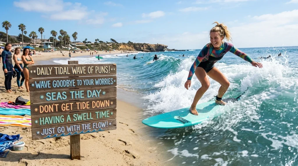 Surfing Puns